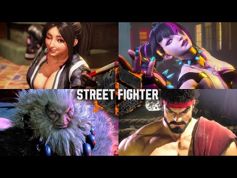 Street Fighter 6 - All Master Cutscenes | World Tour Mode (Years 1-2 Fighters Edition | 4K 60FPS)