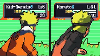 Pokemon FireRed but every pokemon are replaced with naruto