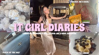 ⭐️IT GIRL DIARIES: LUNCH DATES, TRADER JOES HAUL,SHOPPING, & MORE!