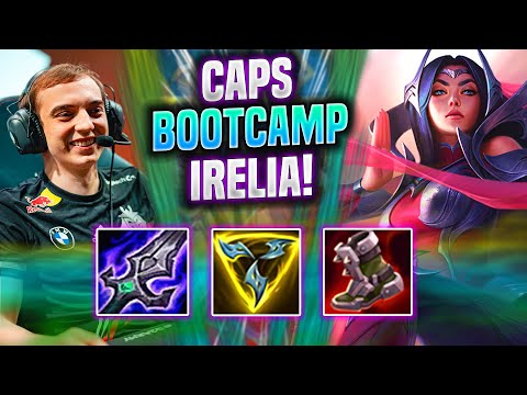 CAPS BRINGS BACK IRELIA IN KOREA BOOTCAMP! - G2 Caps Plays Irelia Top vs Jayce! | Season 2022