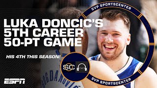 Download the video "Luka Doncic erupts for 5️⃣0️⃣ while Kings LIGHT THE BEAM from Minnesota | SC with SVP"