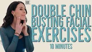 Double Chin Busting Facial Exercises - 10 Minutes