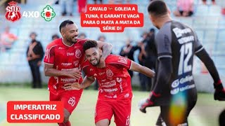 Imperatriz 4X0 Tuna Luso - Brasileirão Série D 2026 | 10° Rodada.