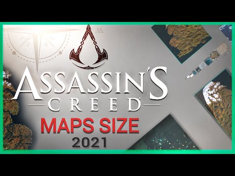 Assassin's Creed : Maps SIZE Comparison [AC:1 to AC:Valhalla]