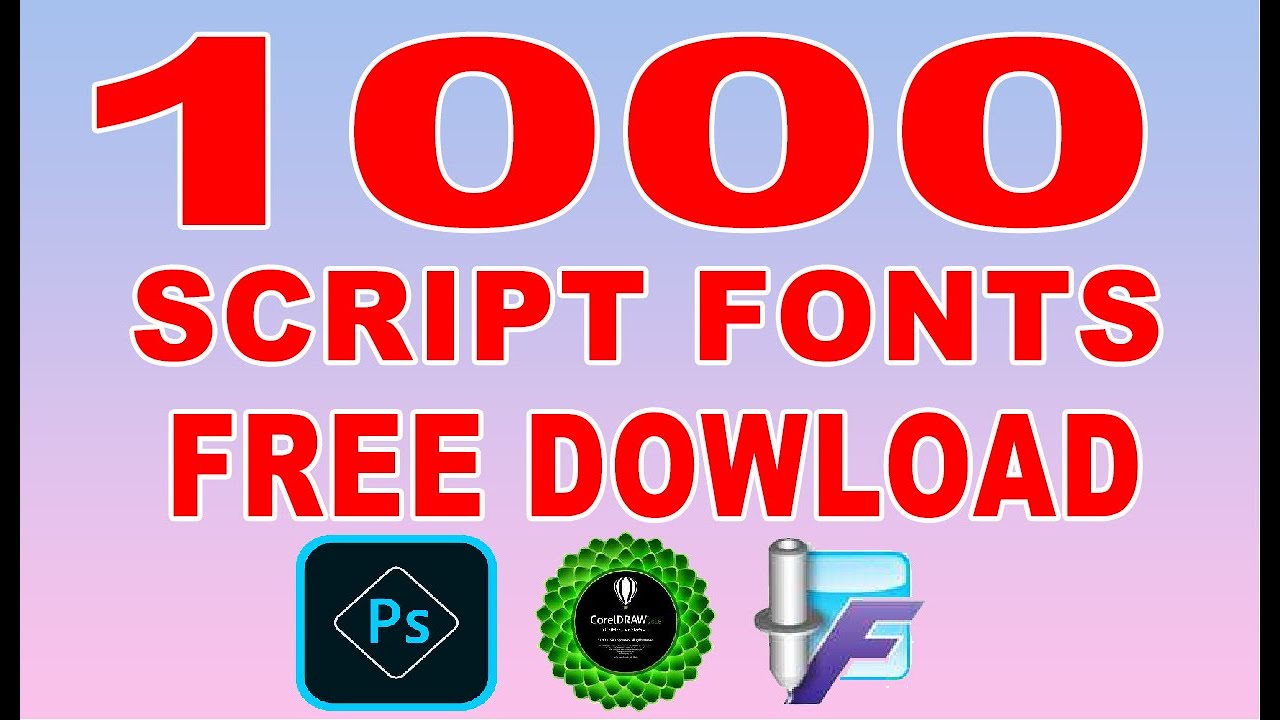 script font pack free download