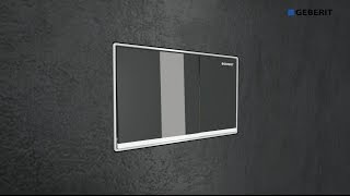 Geberit Omega 60 bedieningsplaat glas - glans wit