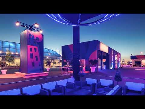 RODER – 11 event tents and event halls for the Football Village 2019 Madrid