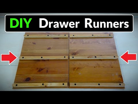 How to Make Simple Wooden Drawer Runners for a Chest of Drawers - DIY