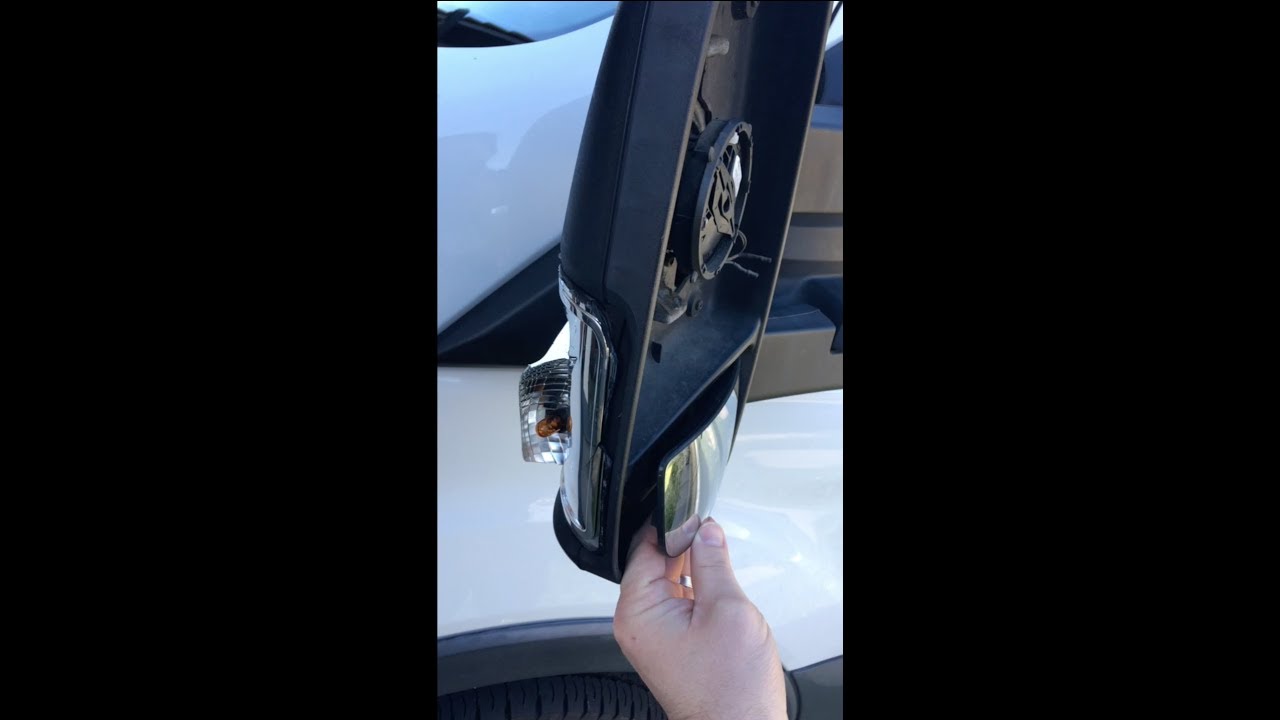 Ford Transit 2015 Driver Side Mirror Blinker and Glass Fix
