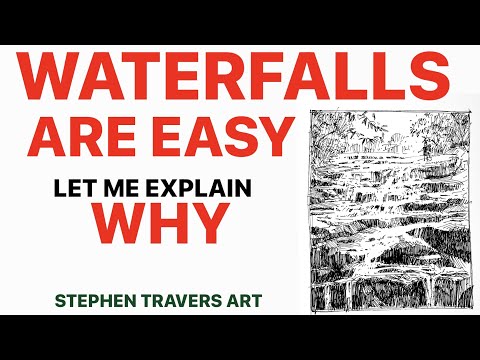 Drawing Waterfalls are Easy