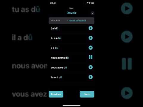 Verbe Devoir (Must) indicatif passé composé #frenchverbs #conjugationapp #conjugaison #Shorts