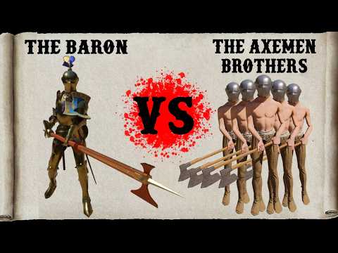 The Baron VS FIVE Axemen HalfSword Championship Match