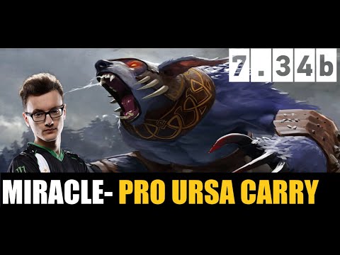 MIRACLE- PLAYING Ursa  HC 7.34b - DOTA 2 HIGHEST MMR MATCH #dota2  #dota2gameplay