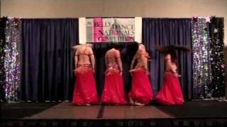 Belly Dance Soulfire | Drum Solo Choreography | 2009 Bellydance Nationals Troupe Champions