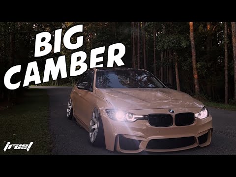 Bagged BMW Gets Crazy Camber