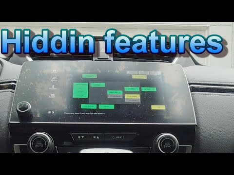 Honda crv the Hidden features  walk through