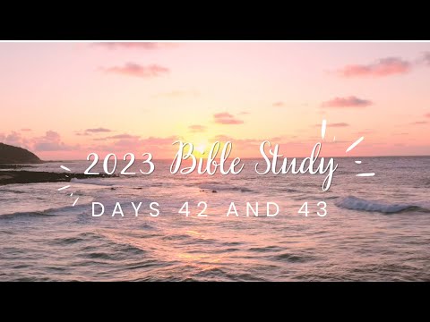 Days 42 and 43 Exodus 36-40 | Bible study for beginners | Study the Bible in One Year:
