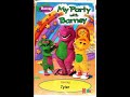 My Party With Barney 1998