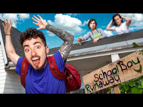 СБЕЖАЛ ЧЕРЕЗ КРЫШУ ОТ ЗЛЫХ РОДИТЕЛЕЙ В SCHOOLBOY RUNAWAY В МАЙНКРАФТ!