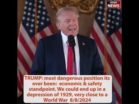 TRUMP: now in most dangerous position, depression & World War. Kamala WORST BORDER CZAR IN HISTORY