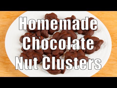 Easy Homemade Chocolate Nut Clusters (Home Cooking 101) DiTuro Productions