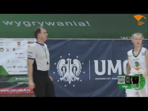 AZS UMCS Lublin-AZS UW Warszawa - półfinał AMP w koszykówce kobiet