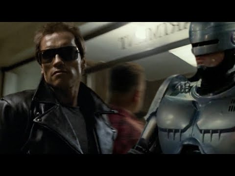 Every Terminator vs RoboCop: Police Station Showdown!