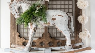 Applying Furniture & Antiquing Wax to the Rocking Horse