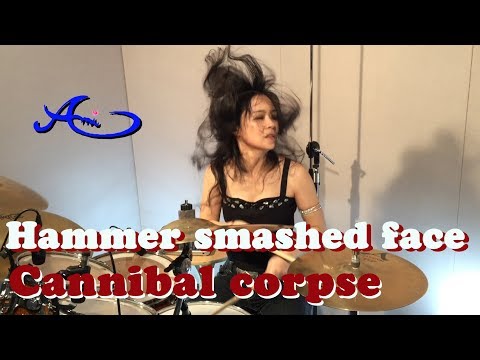 Cannibal Corpse - Hammer Smashed Face Drum cover by Ami Kim(4) Video