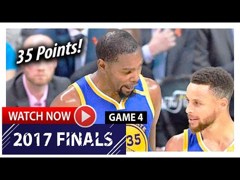 Kevin Durant Full Game 4 Highlights vs Cavaliers 2017 Finals - 35 Pts