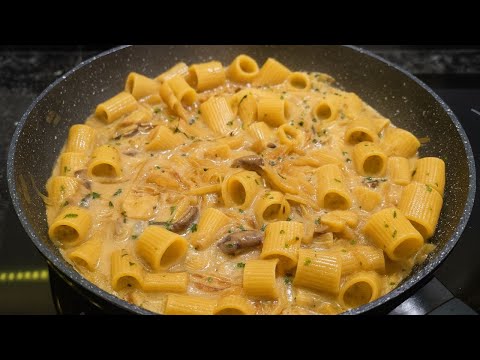 One-Pan Creamy Onion & Mushroom Pasta | Easy Comfort Meal