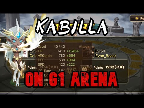 SUMMONERS WAR / GUARDIAN ARENA - CRAZY KABILLA OUTSPEEDS EVERYONE WITH LOWER SPD LEADS -