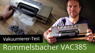 Rommelsbacher VAC 385 Vakuumierer im Test (Unboxing, Lieferumfang, Bedienung, Vakuumiertest, Fazit)