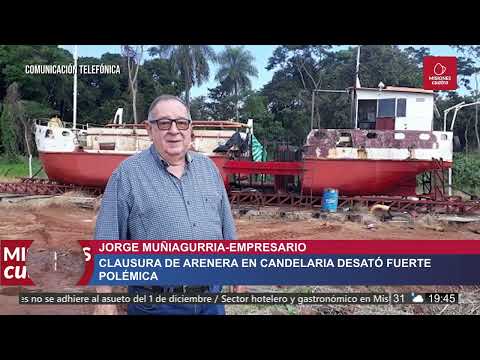 Empresario cuestiona el cierre de la arenera de Candelaria | Misiones Cuatro