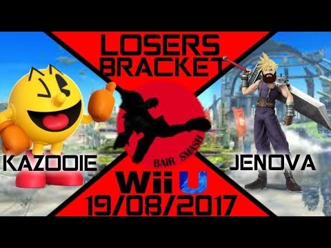 Bair Smash 16 Losers Round 3 - Kazooie (Kirby, Toon Link, Pac-Man) Vs. Jenova (Cloud) - Smash Wii U