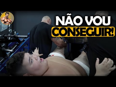 a PRIMEIRA vez do GORDÃO da XJ no LEG PRESS 45 com JÚLIO BALESTRIN e HORSE