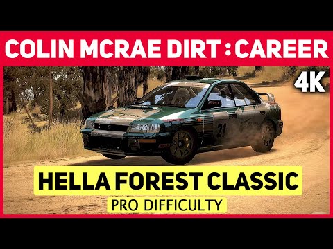 Colin McRae DiRT in 4K - Career - #25 Hella Forest Classic - Pro Difficulty