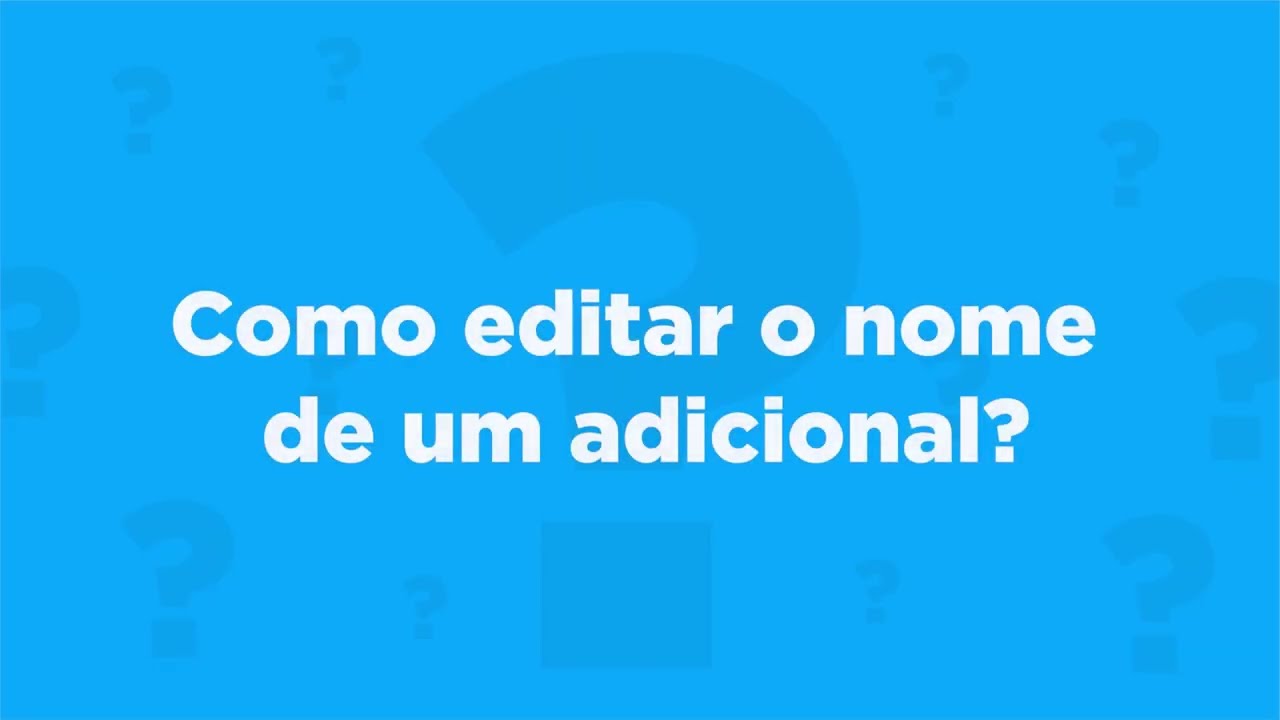 Editar o nome de um adicional | Anota AI