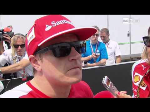 Canada, Kimi's interview after QFY Raisport - 07/06/2014