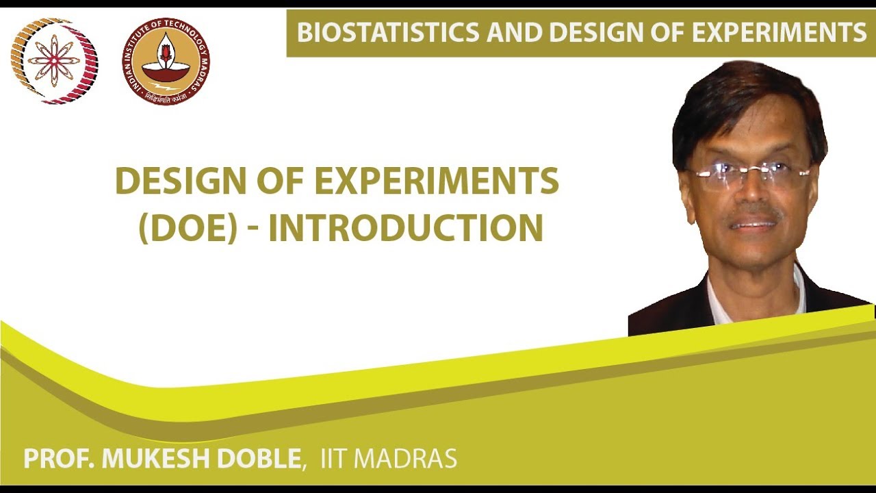 Design of experiments (DOE) - Introduction