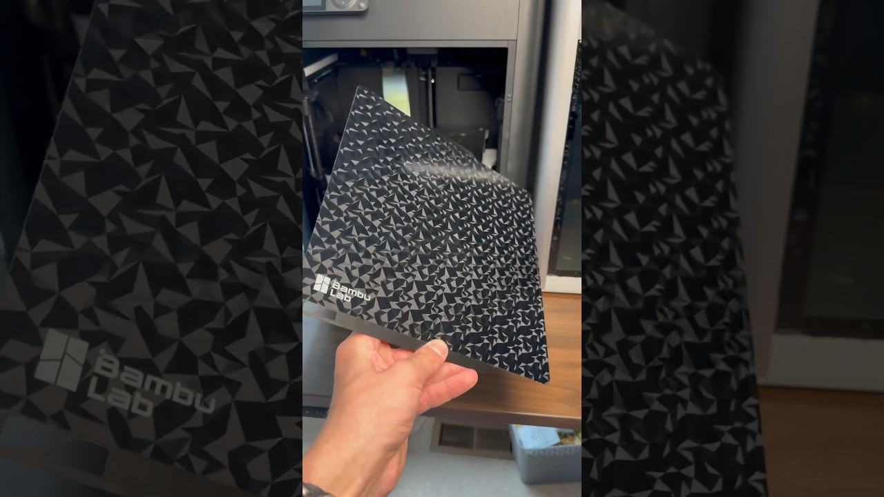 Check out the 3D effect sheets from Bambu lab! Printed in bambu lab filament #gifted
