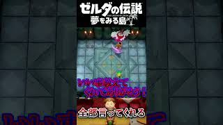 コイツ、全部言ってくれる  #ゼルダの伝説 夢をみる島 #夢を見る島  #ゼルダの伝説 #ゲーム実況 #実況 #Shorts