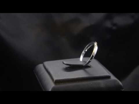 TELEIOS LUXE 18K GOLD 0.03 CT DIAMONDS TWO TONE BAND RING WG - TL0000166