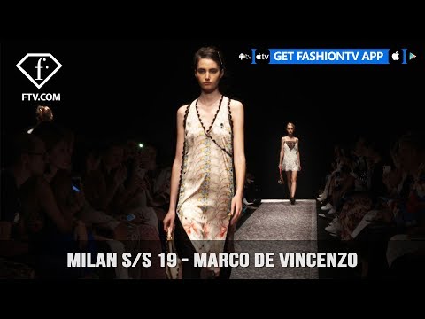Milan Fashion Week Spring/Summer 2019 - Marco De Vincenzo | FashionTV | FTV
