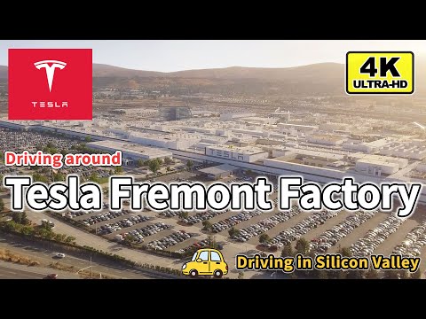 Thumbnail for [4K] Driving Around Tesla Fremont Factory