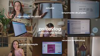 De volta à clínica: rotina real de uma psicóloga online | PSICOVLOG | Sarah Cidrack