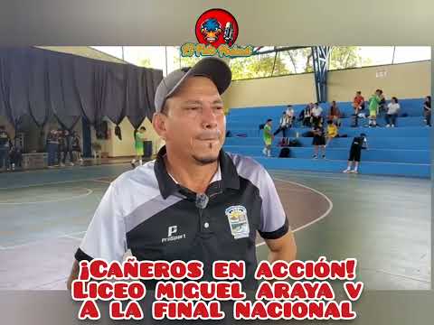 MELVIN BRENES DT del Liceo Miguel Araya Venegas #Futsal #FinalInterRegional #Cañas #Guanacaste 