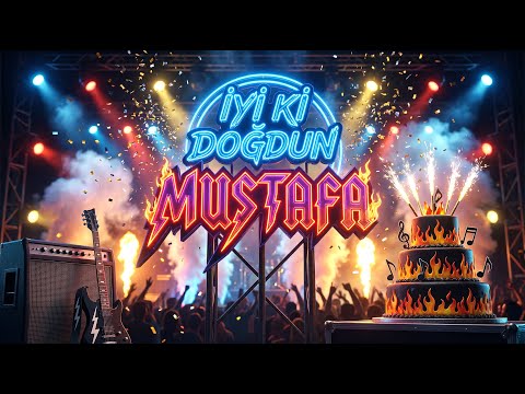 İyi ki Doğdun MUSTAFA - İsme Özel Hareketli Doğum Günü Şarkısı - Pop Rock