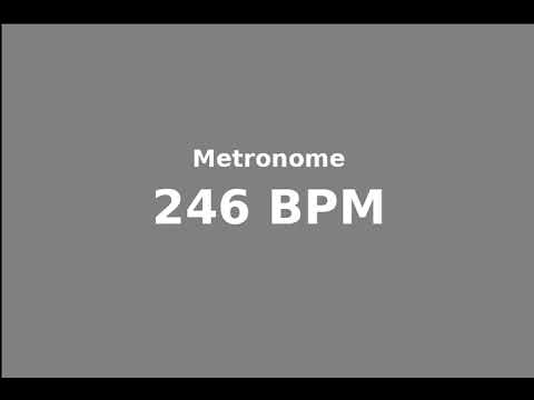 metronome 246 bpm