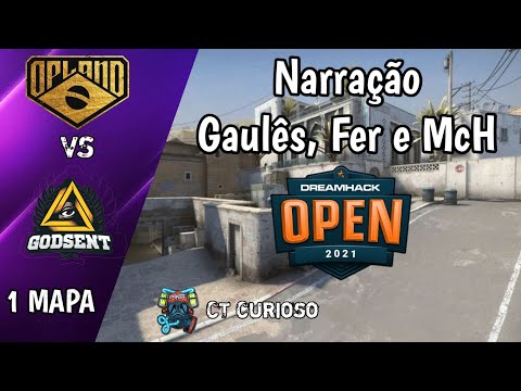 O Plano vs GODSent #1 Primeiro Mapa Dust2 DreamHack Open NA 2021